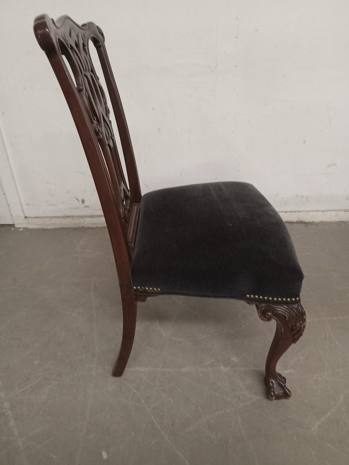 23"W Carved Mahogany Dining Chair