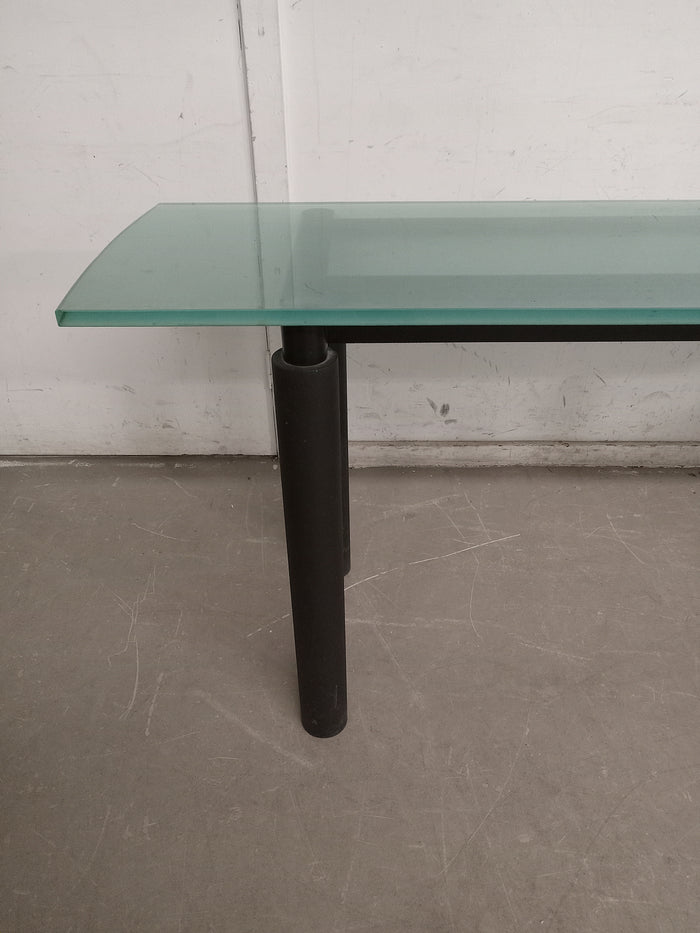71"W Glass Dining Table