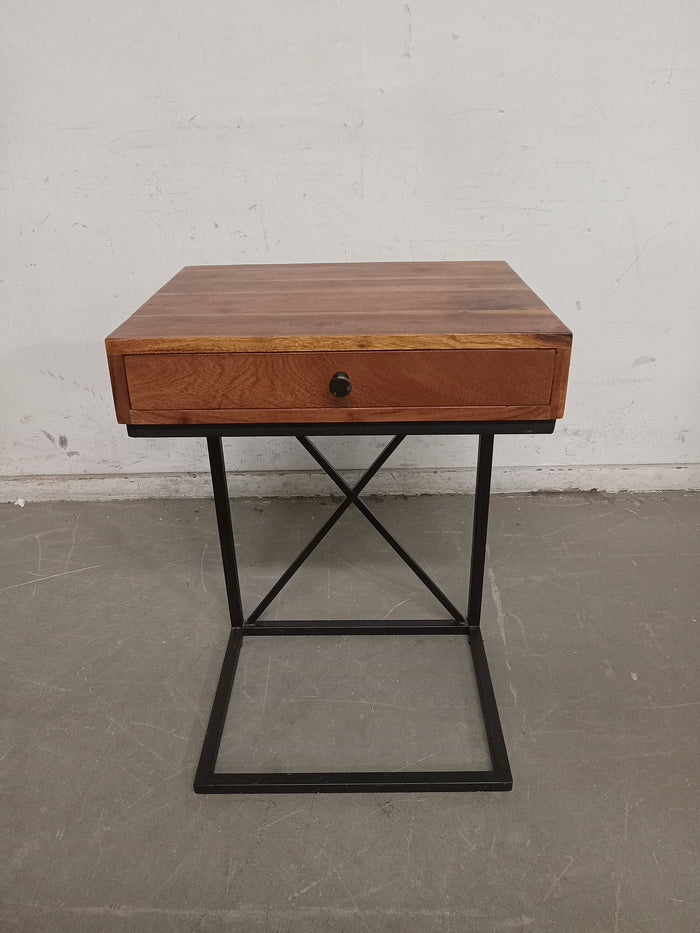 18"W Tall 1 Drawer Accent Table