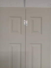 23.5" x 77" White Bifold Door