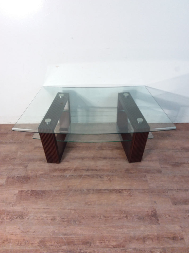 Two Level Glass Coffee Table
