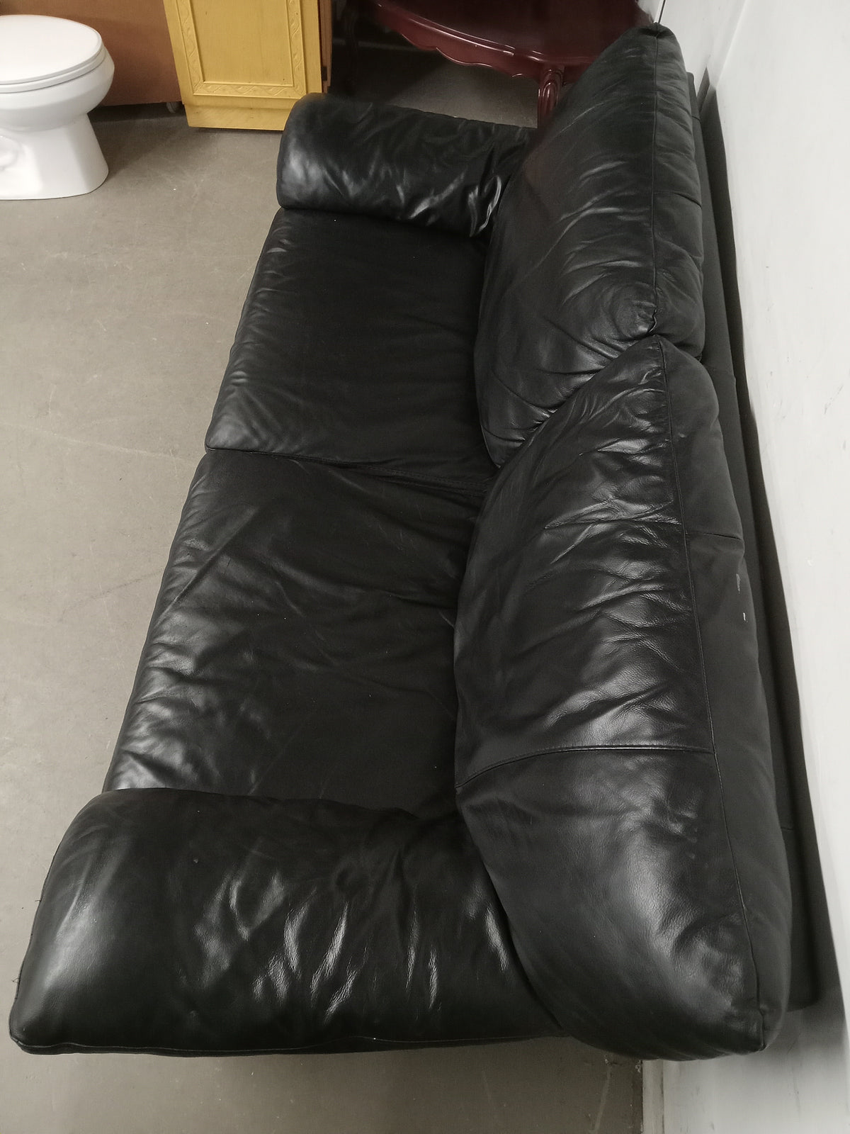 IKEA VRETA Black Sofa