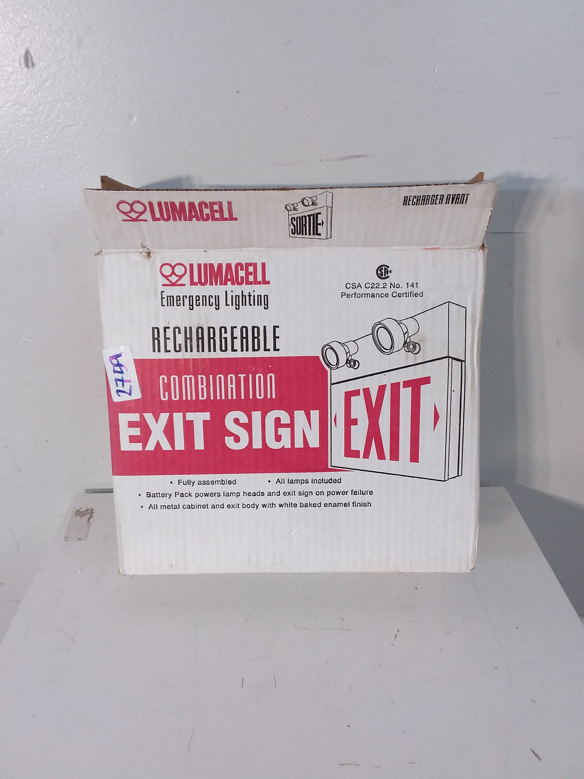 Rechargable Combination Exit Sign