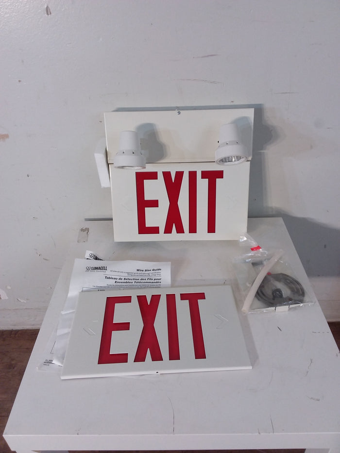 Rechargable Combination Exit Sign