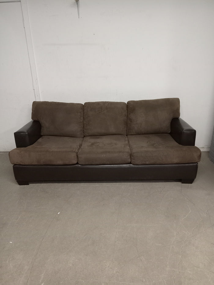 MAX HOME Dark Brown 3 Seater Sofa 85"W