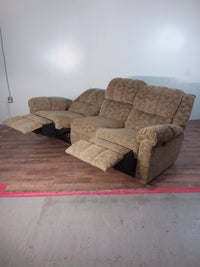 Earthtone Recliner Sofa