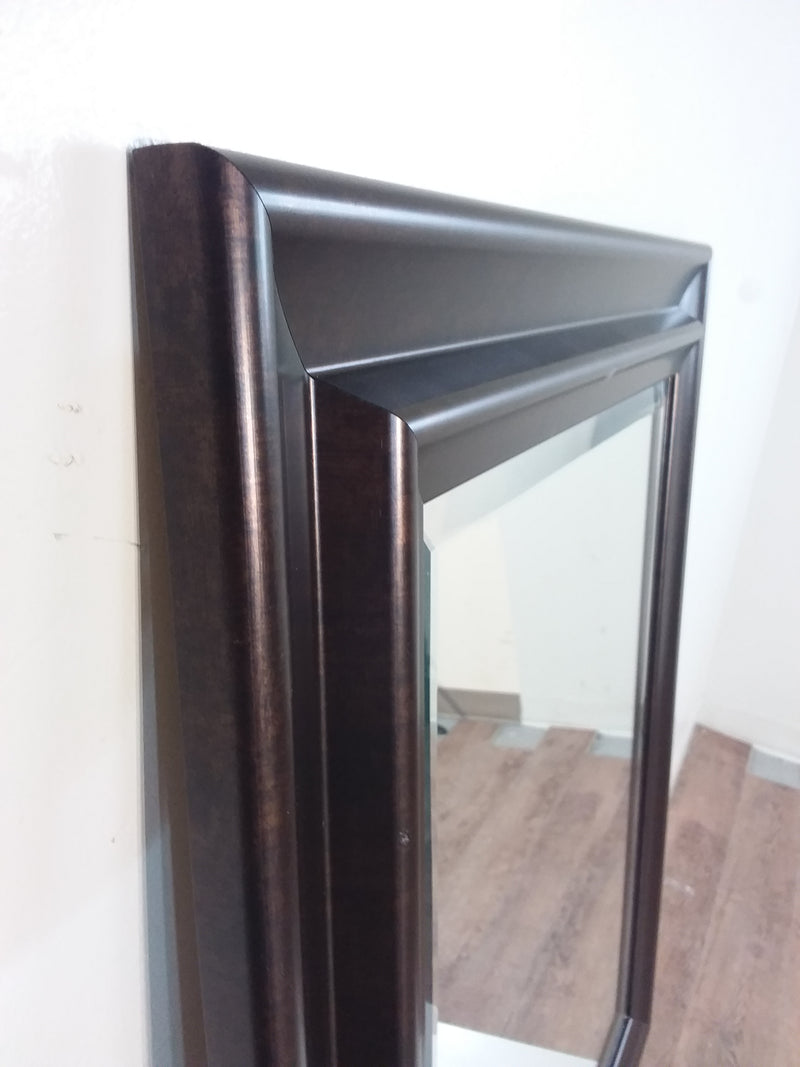 Brown Framed Mirror