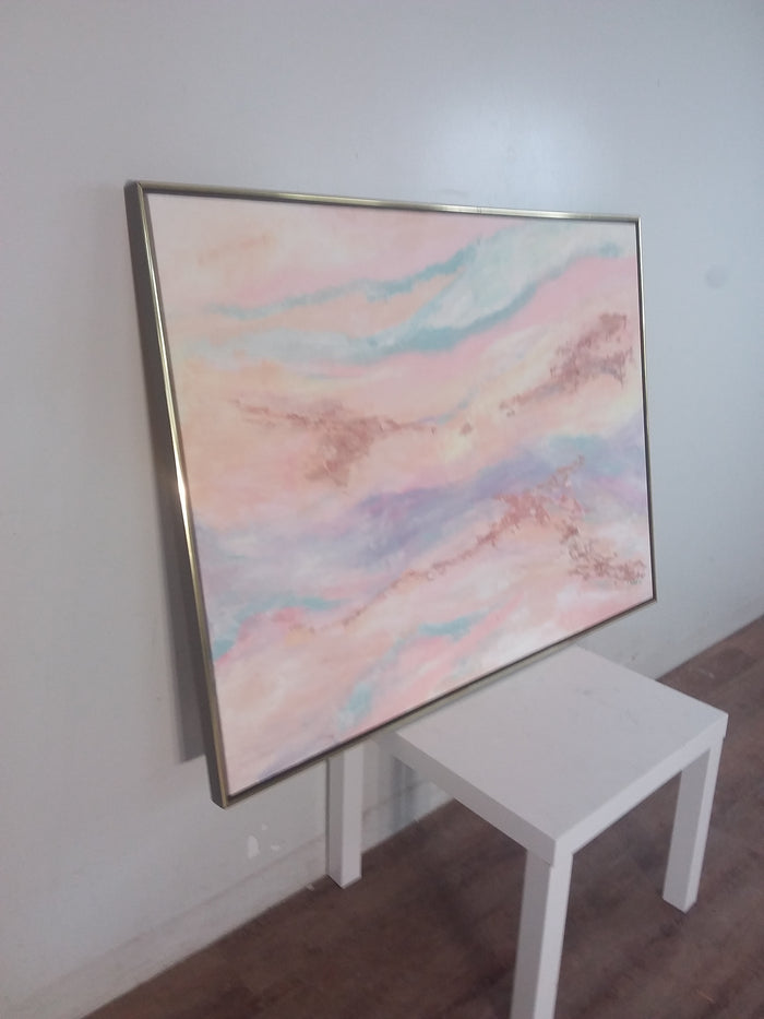 Ethereal Abstract Framed Painting