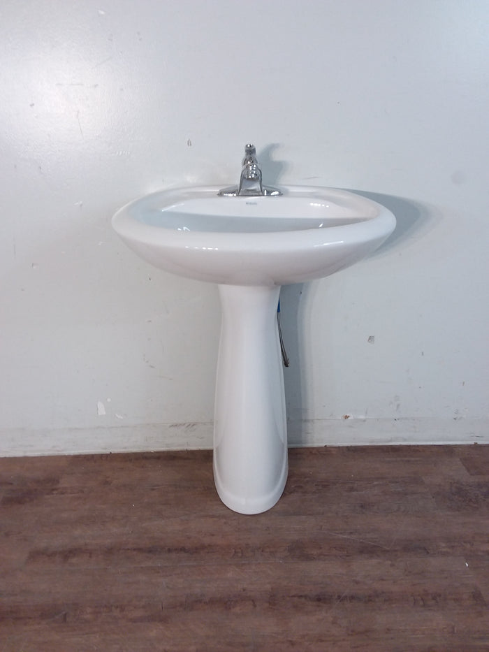 Pedestal Sink With Faucet