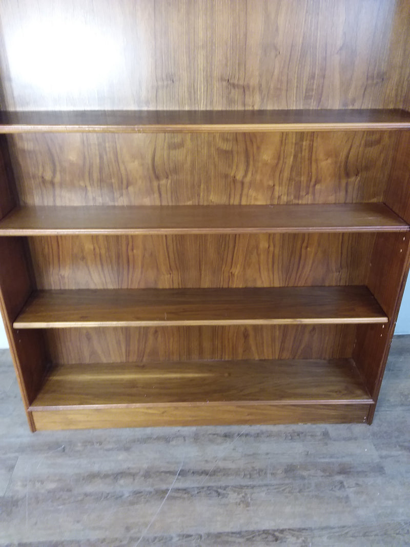 Wide Wooden Book Shelf