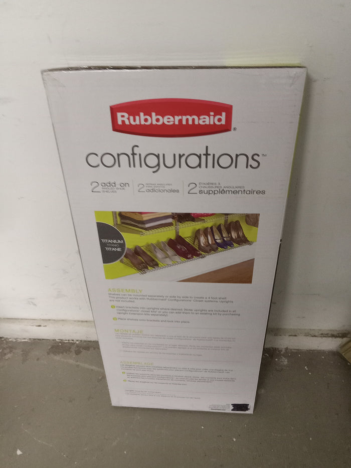 Rubbermaid Configurations™ Closet Add-On Shelving Kit