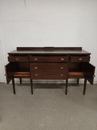 66"W Solid Wood Antique Sideboard