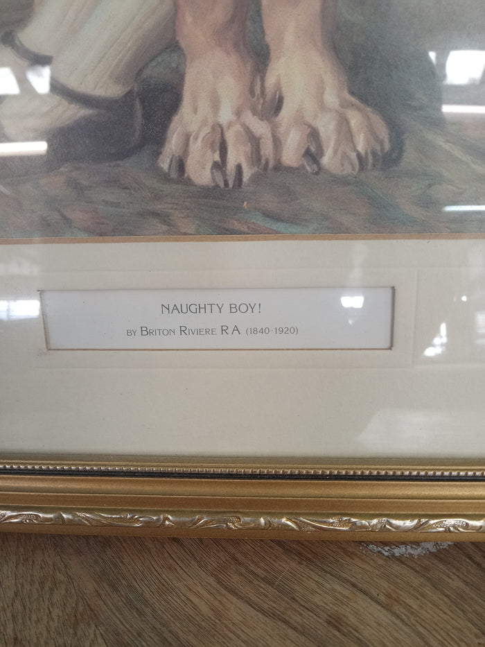 Naughty Boy! 17.5 x 21.5 Artwork