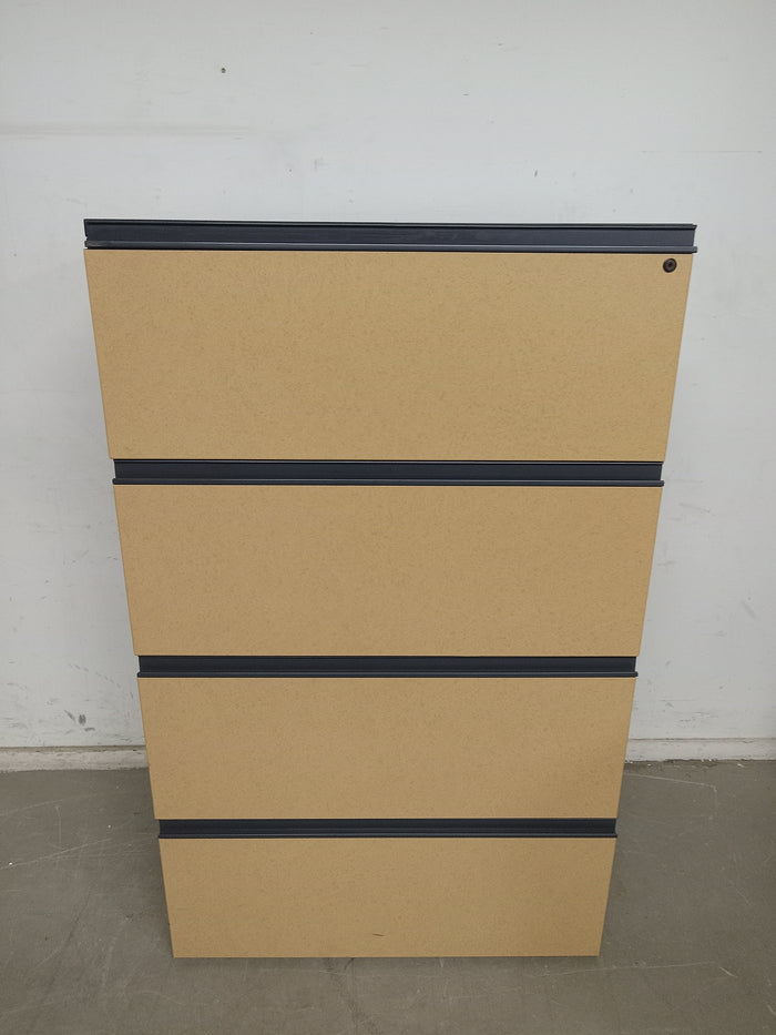 Groupe Lacasse 4 Drawer Lateral Filing Cabinet