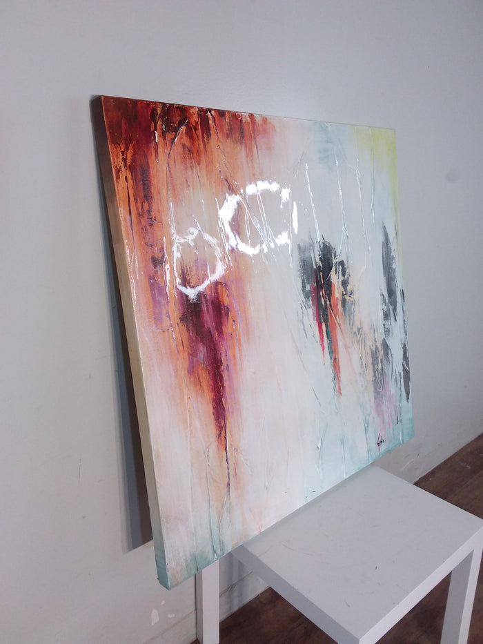 Large Abstract Photo On Canvas