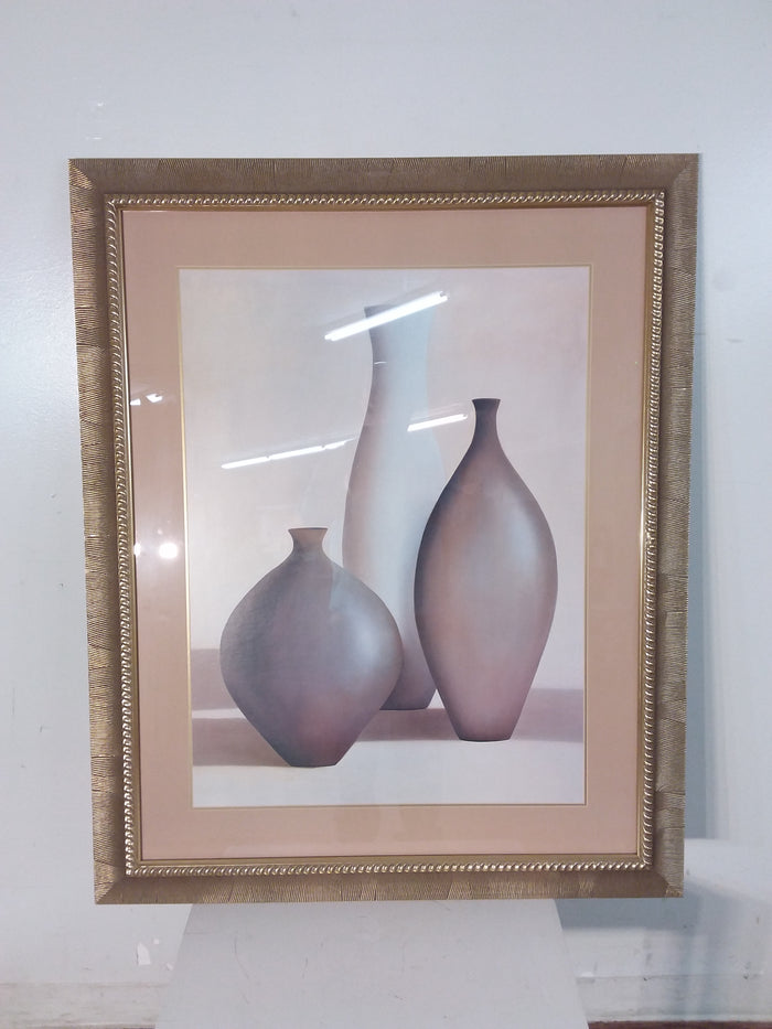Three Vases Framed Print