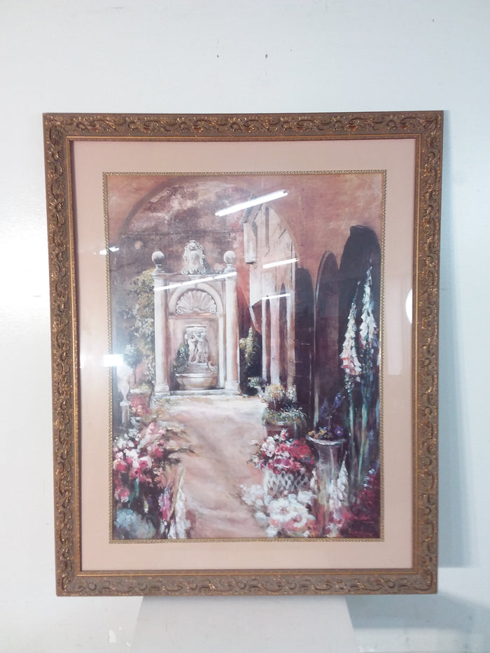 Classical Courtyard Framed Print