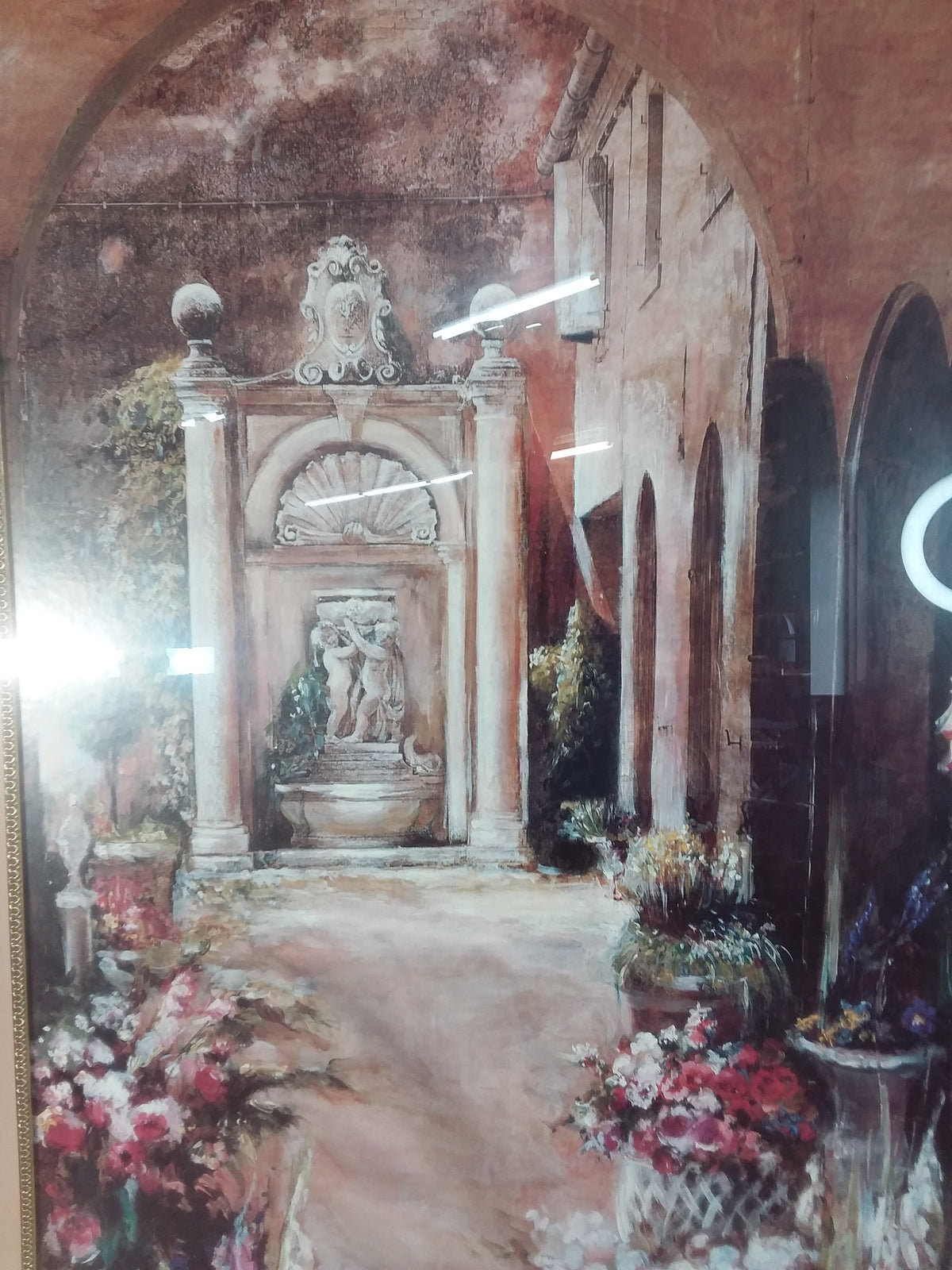 Classical Courtyard Framed Print