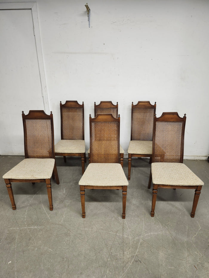 Broyhill Traditional Cane Back Dinning Chairs
