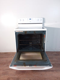 White Glass Top Stove