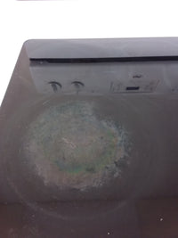 White Glass Top Stove