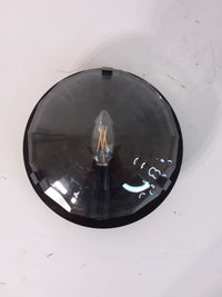 Black & Glass Wall Sconce