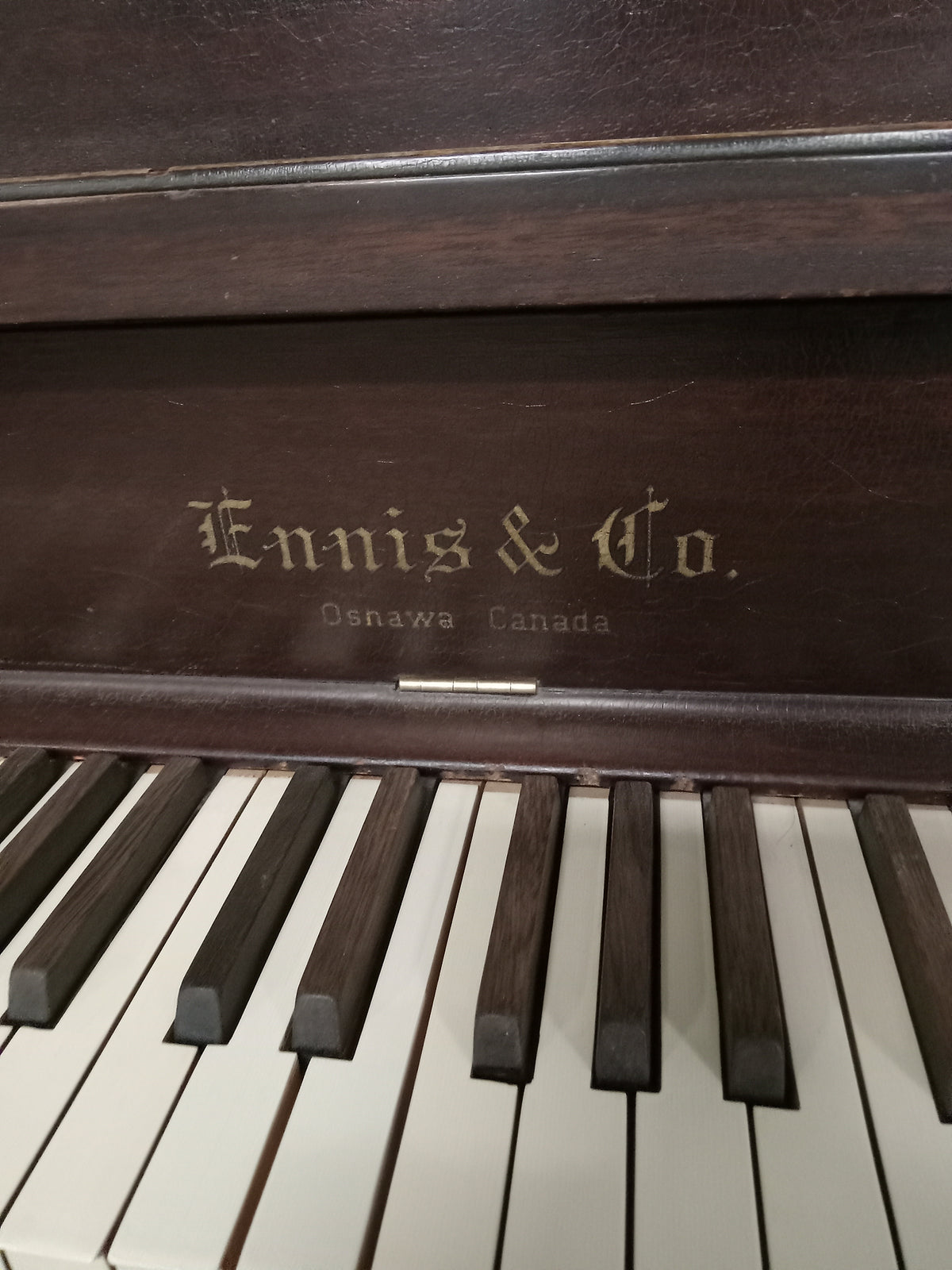 Vintage Ennis & Co Upright Piano