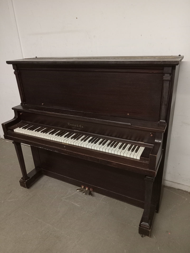 Vintage Ennis & Co Upright Piano