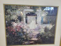 DOORWAY AND GARDEN print