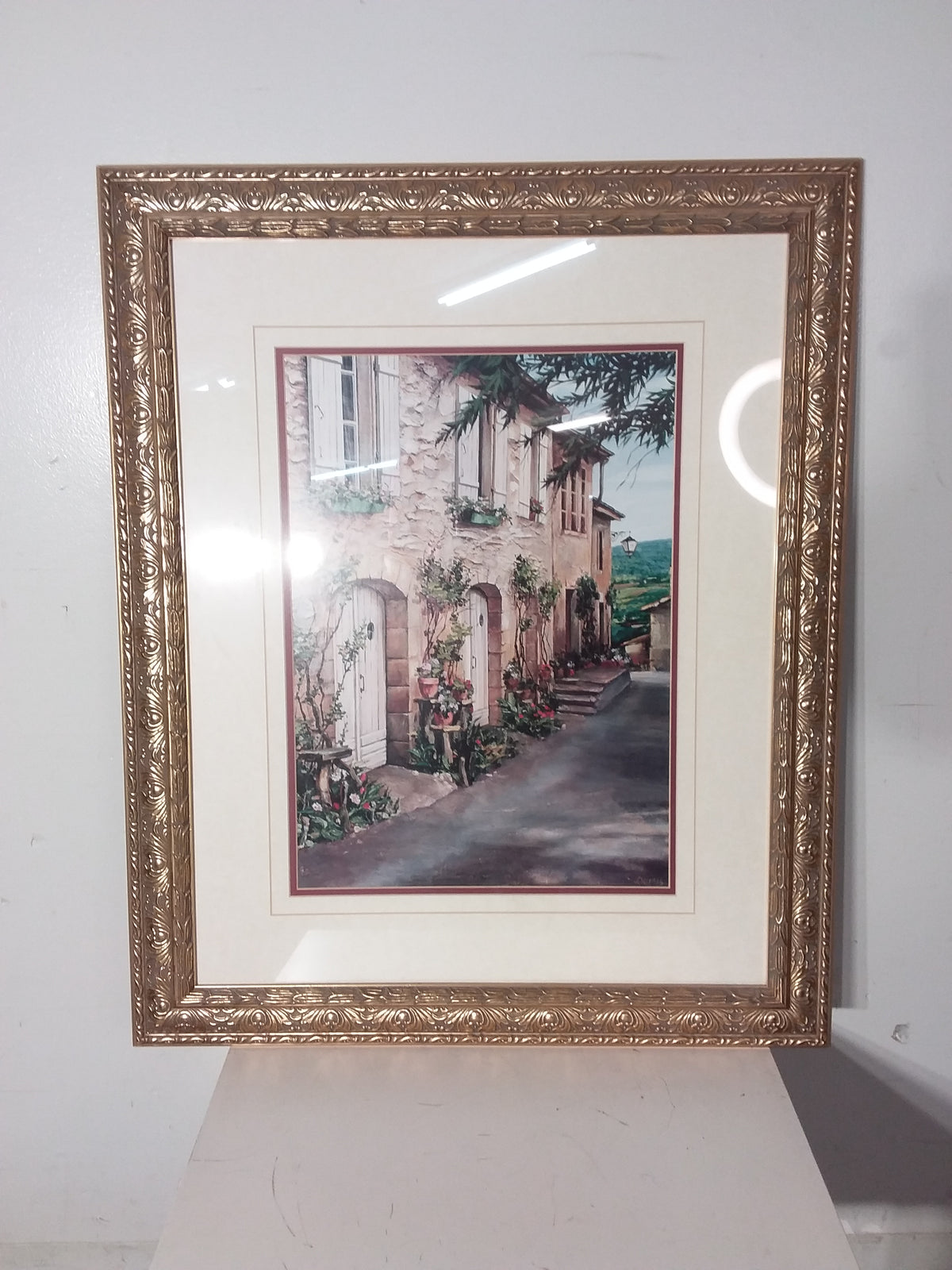 Stone Houses Lane Framed Print