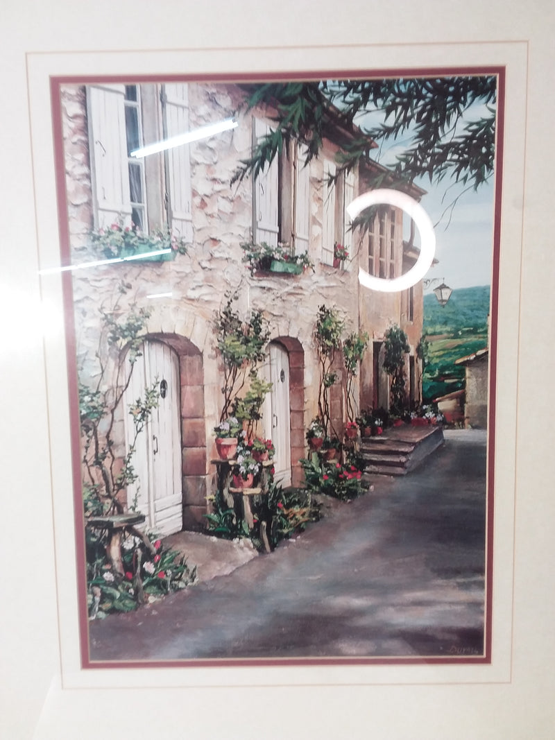 Stone Houses Lane Framed Print