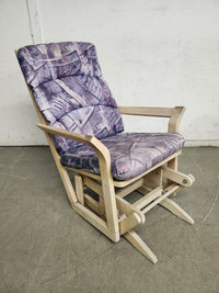 Purple Glider Chair