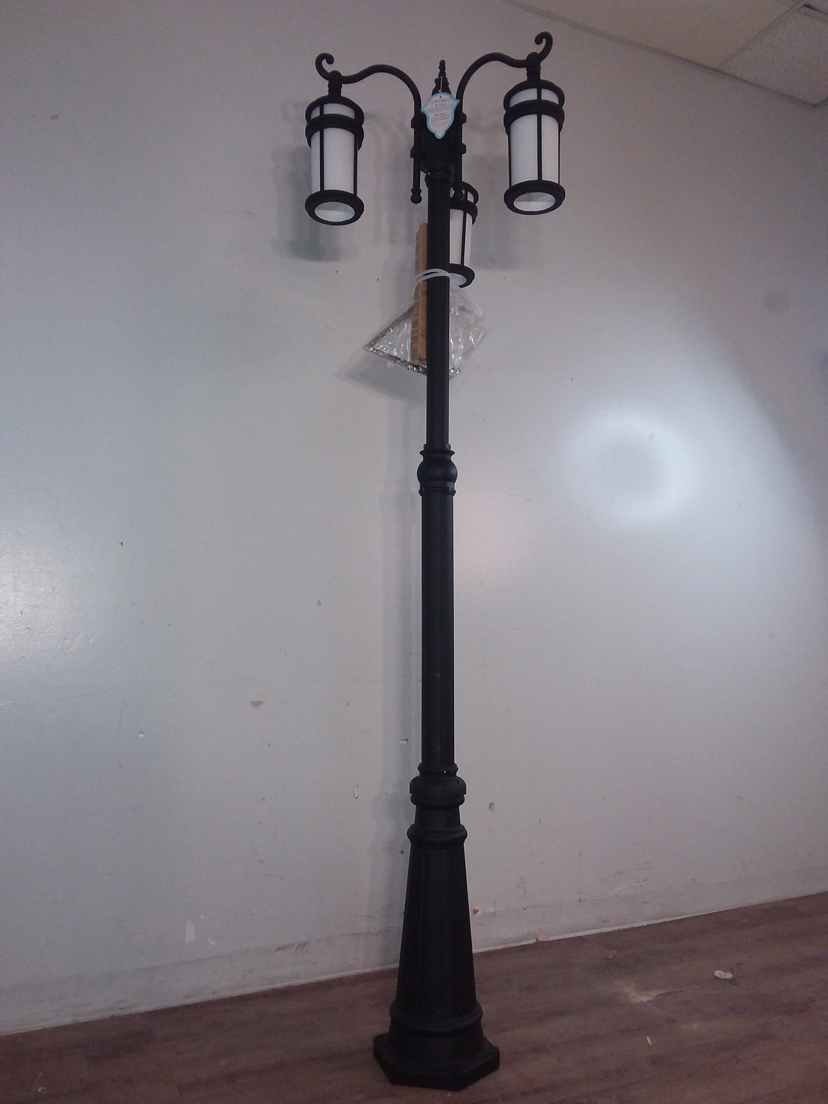 Artcraft Black 3 Light Outdoor Post