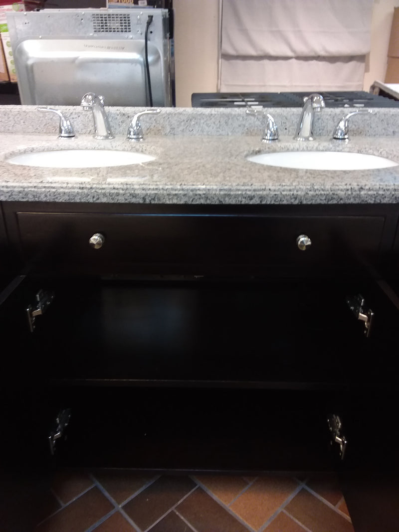 Granite Top 2 Sink Vanity