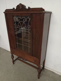 J.L. WITZ FURN CORP Antique Walnut China Cabinet