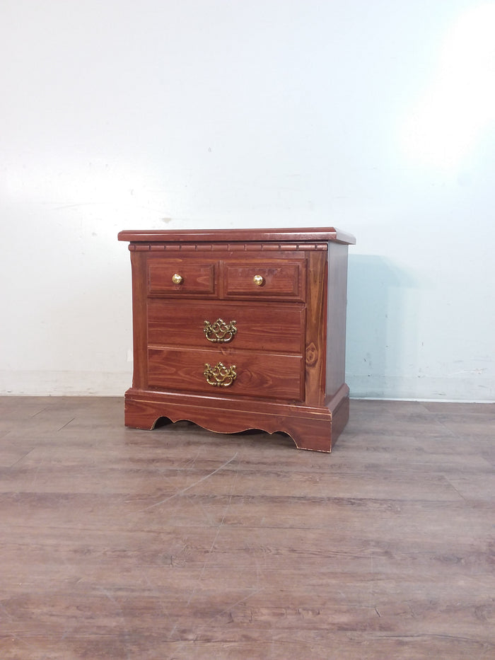 Veneer 2-Drawer Nightstand