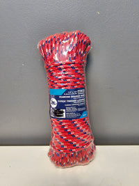 Diamond Braided Polypropylene rope 1/4-inch X 100 ft.