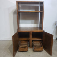 Custom 1-pc Solid Wood Storage Cabinet