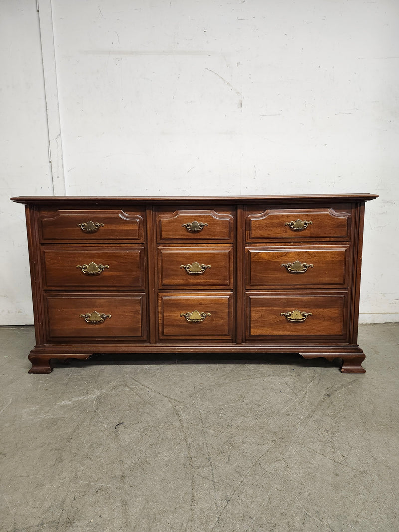 American Drew Solid Pine Rustic Country Dresser