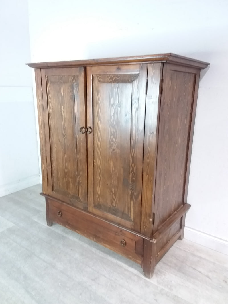 47"w Solid Wood Armoire