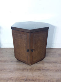 Six Sided Wood End Table