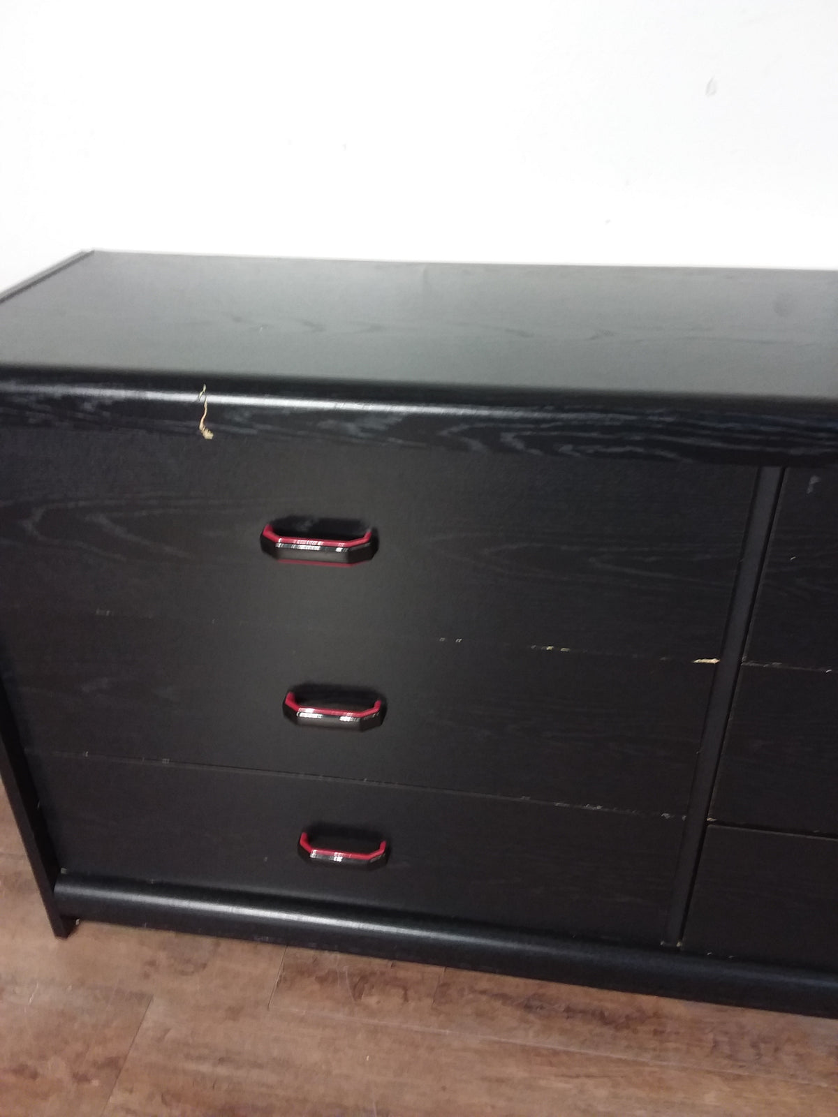 Black 6 Drawer Dresser