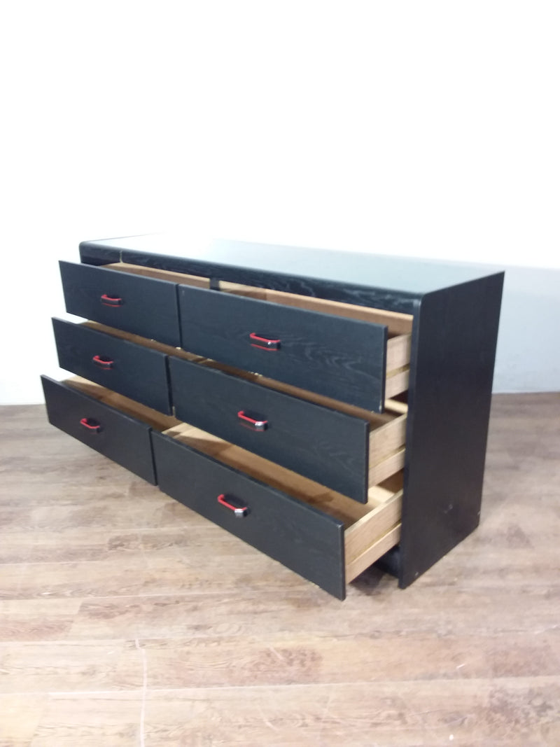 Black 6 Drawer Dresser