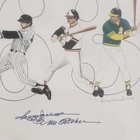 563 HR -  Reggie Jackson Signed Print