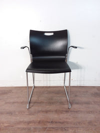 Chrome & Black Office Chair