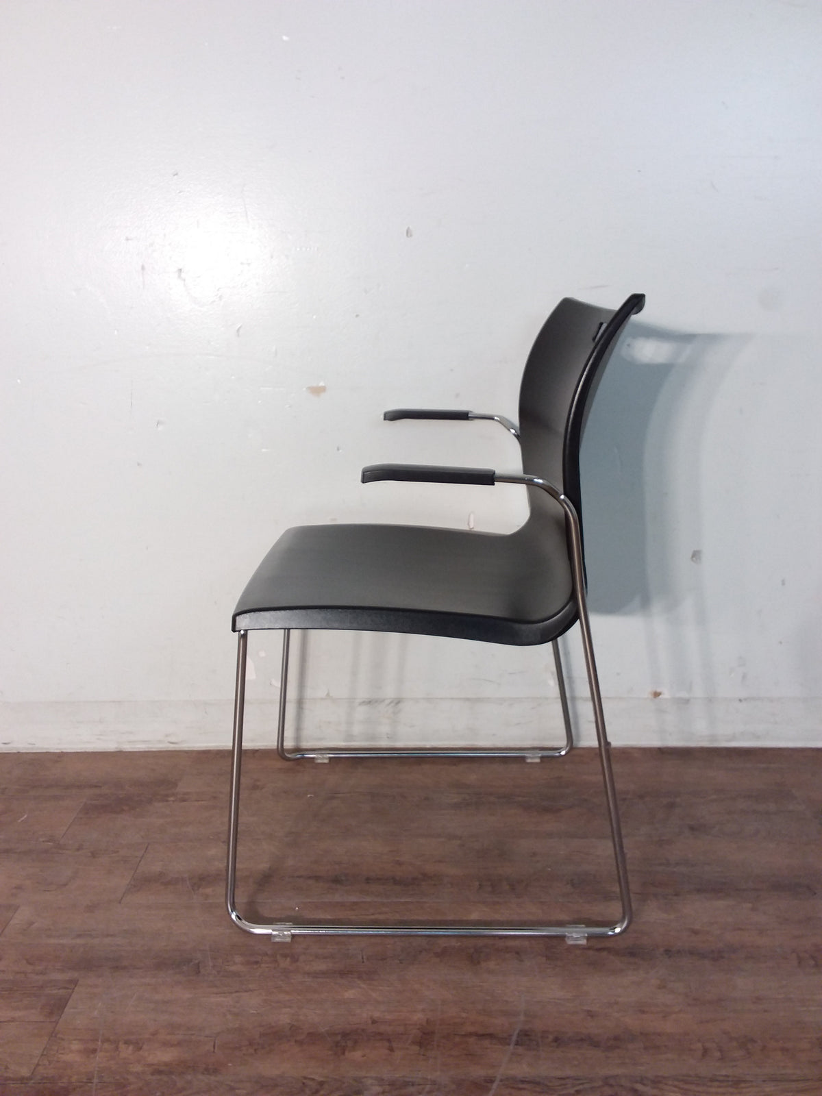 Chrome & Black Office Chair