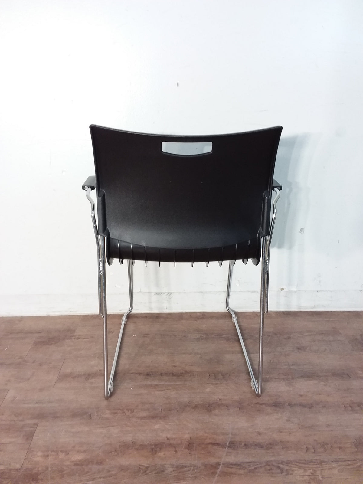 Chrome & Black Office Chair