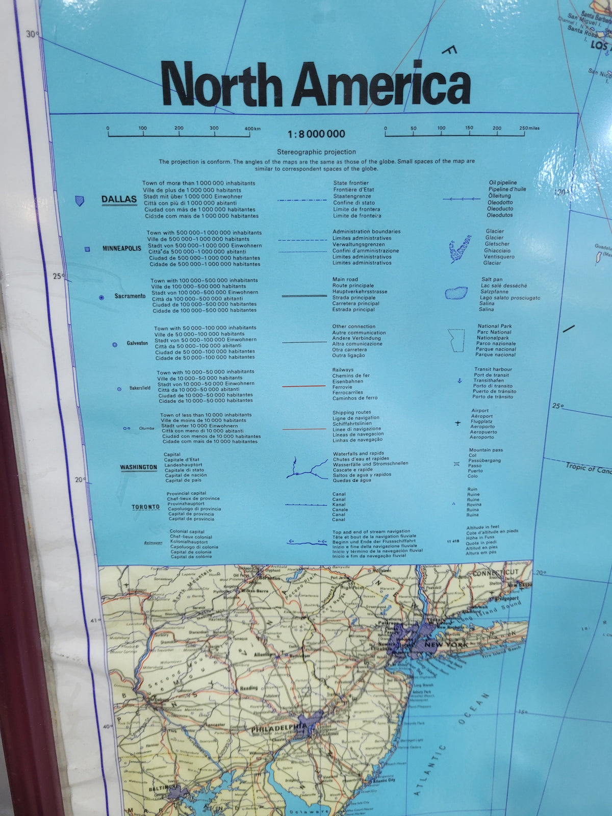 MAP OF NORTH AMERICIA