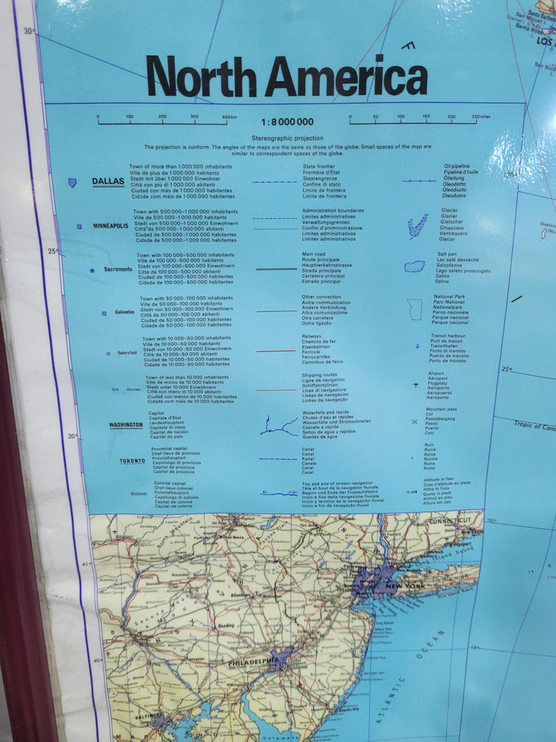 MAP OF NORTH AMERICIA