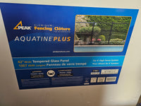 AquatinePLUS 42-inch W x 44 1/2-inch H Tempered Glass Panel